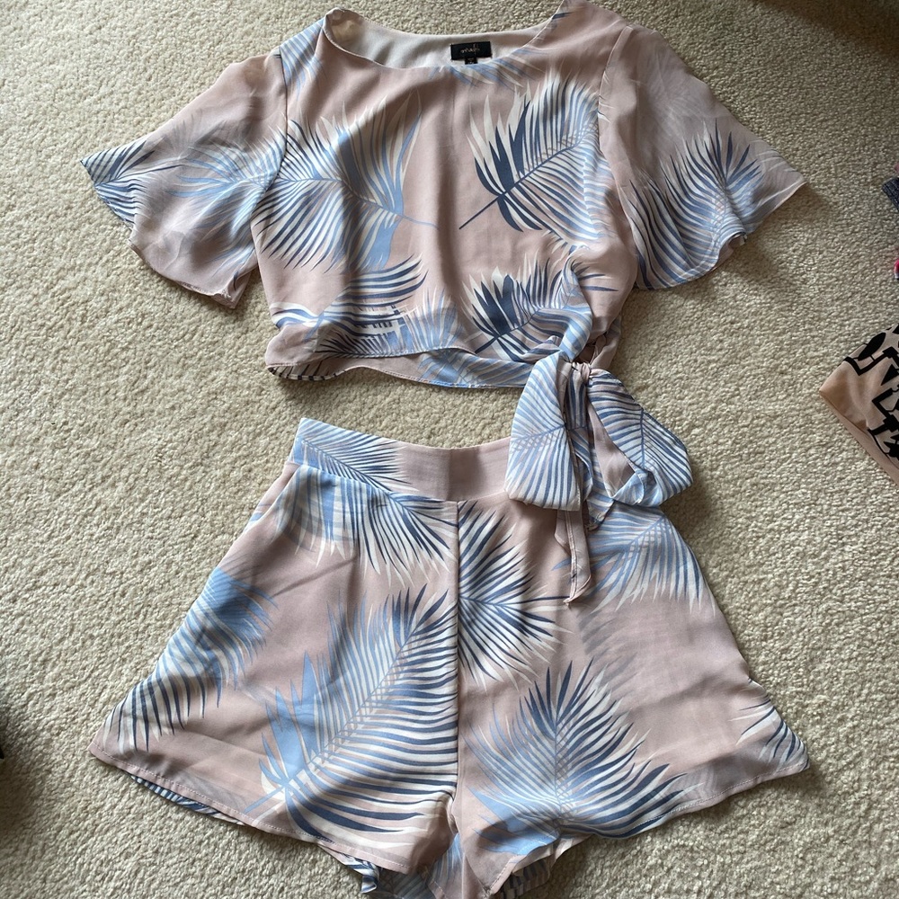 Two Piece Floral Set